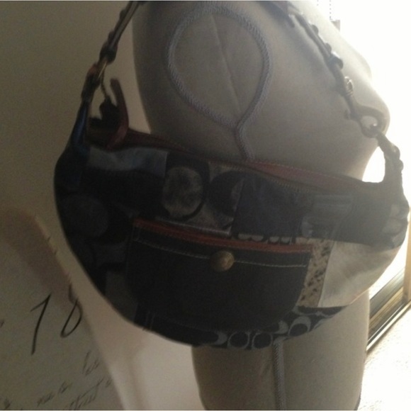 Y2K Fashion! Authentic Patchwork Coach Purse with Dust Bag - Picture 6 of 6